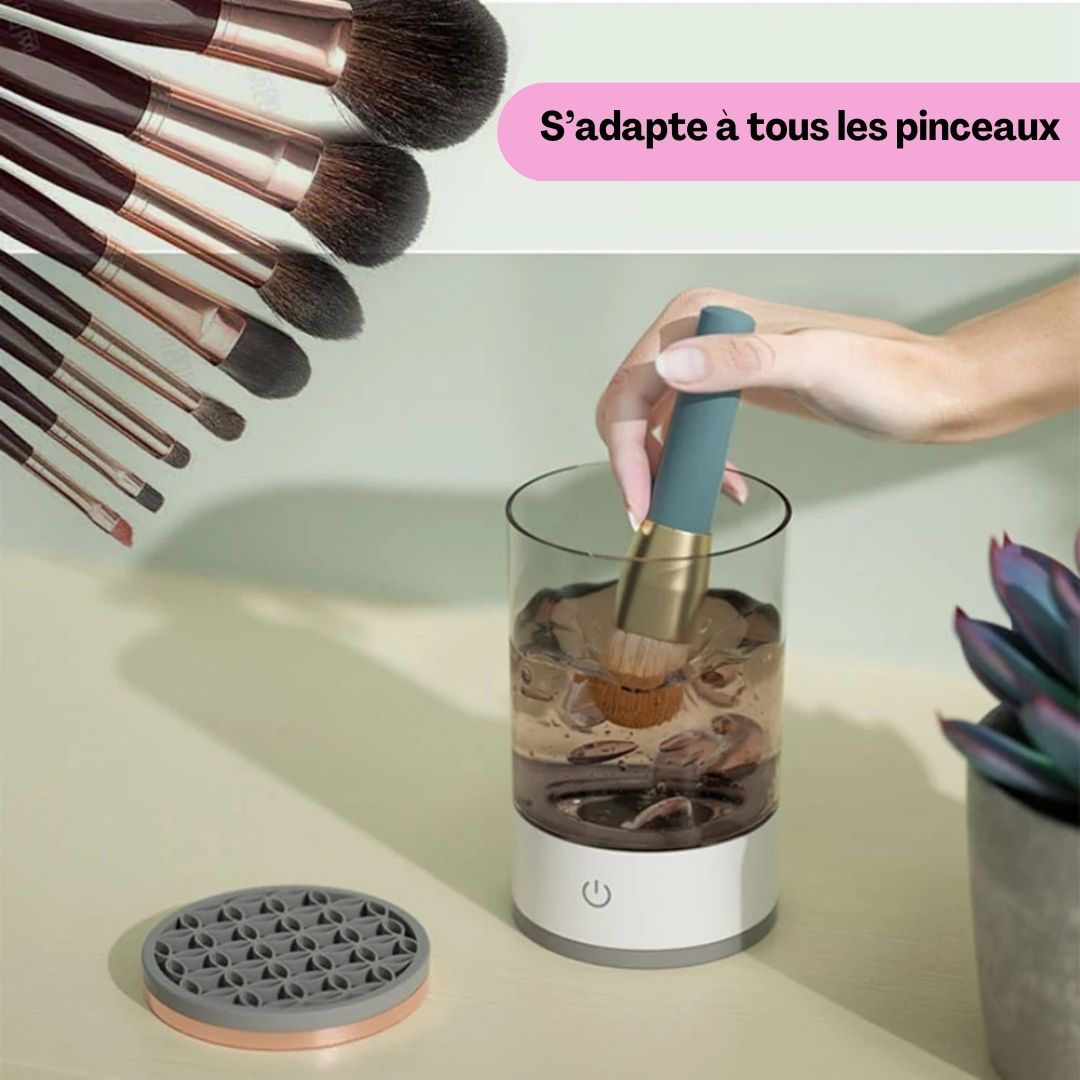 Nettoyeur pinceaux de maquillage